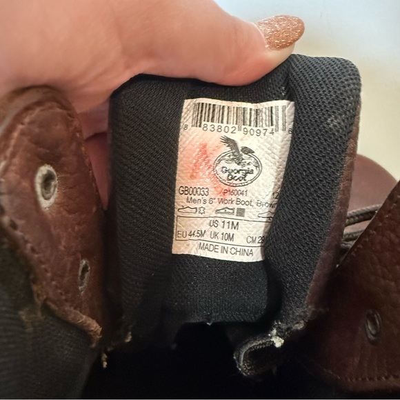 Georgia Boot Safety Toe Waterproof Work Boots, Men’s Size 11 - Picture 9 of 10